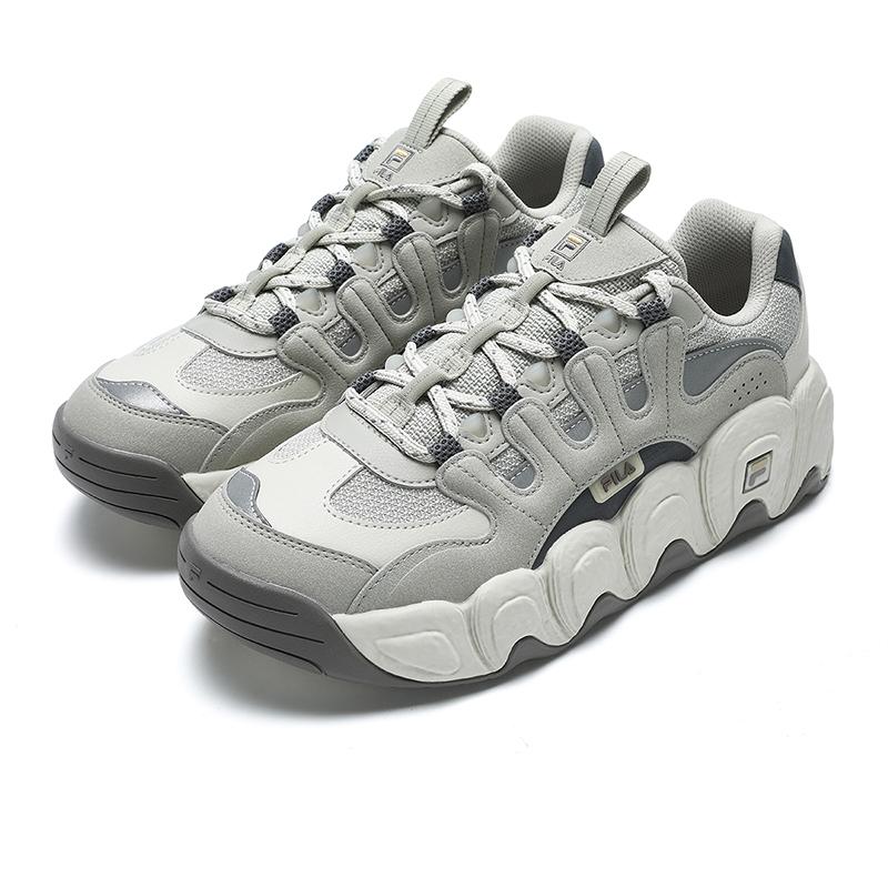 Fila Croissant Comfortable Versatile Low-Top Running Shoes Men Sneaker Gray-Green F12M441102FAS