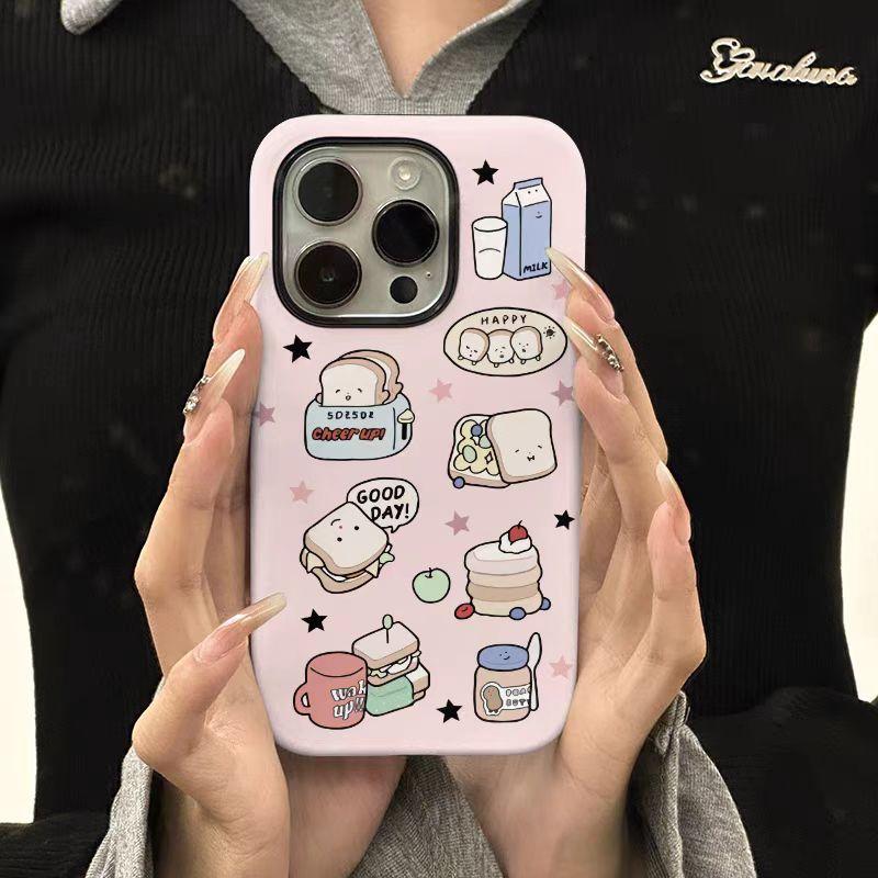 Applicable to iPhone11promax mobile phone case 11pro niche 11 Apple 11 bread head film two-in-one