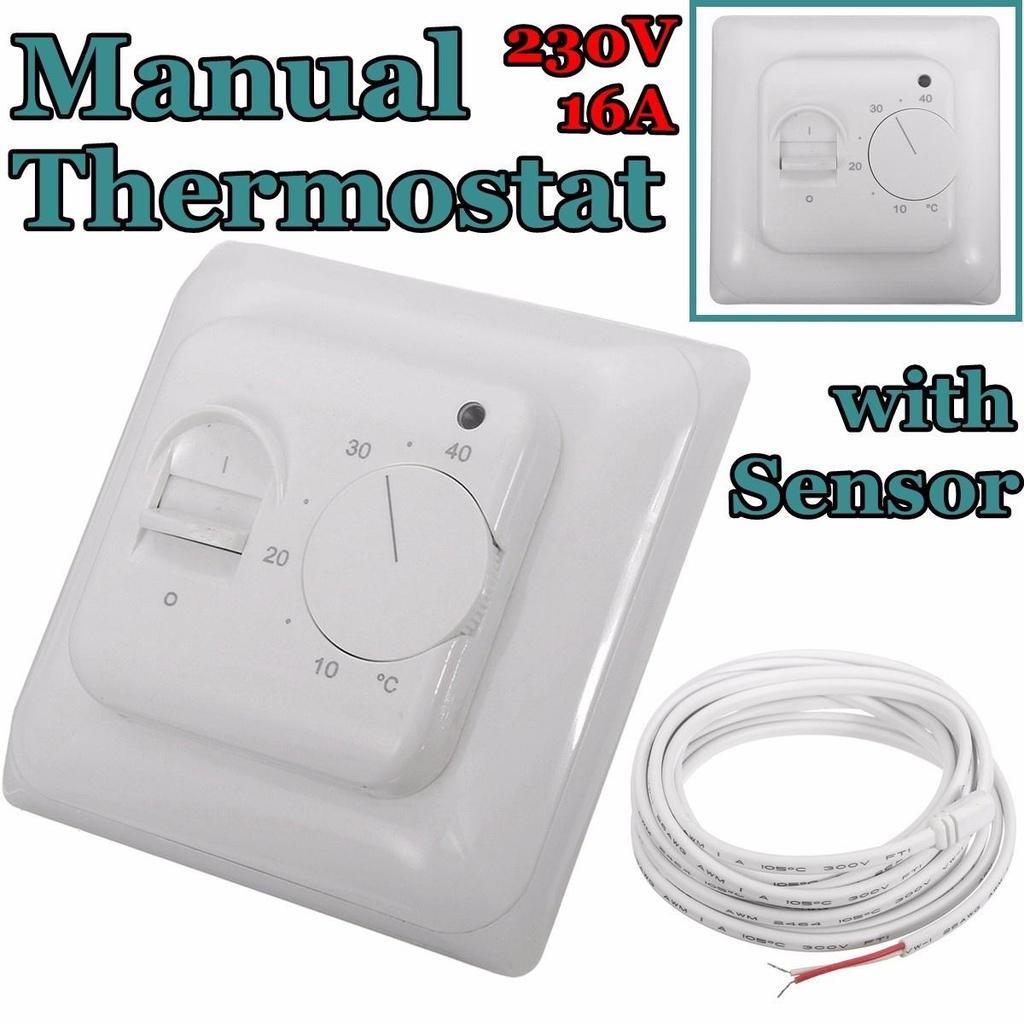 NEW Manual Thermostat with Sensor Each