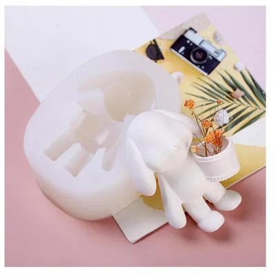 Simpatico Gesso Aromaterapico per Auto Fai da Te Pietra Diffusore Secchiello Porta Uscita Aria Stampi in Silicone Gesso Coniglio Stampo per Sapone Stampo in Resina