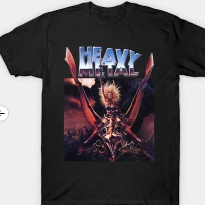 New Heavy Metal Movie T Shirt Black Color