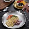 Stainless Steel Round Plate Grape Shaped Fruit Tray for Hotel Eco-Friendly Serving Food Tray