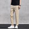 2026 Summer Men's Ankle-Lenght Dress Pants Fashion Men Casual Slim Lightweight Trousers Male Vintage Streetwear Straight Pants