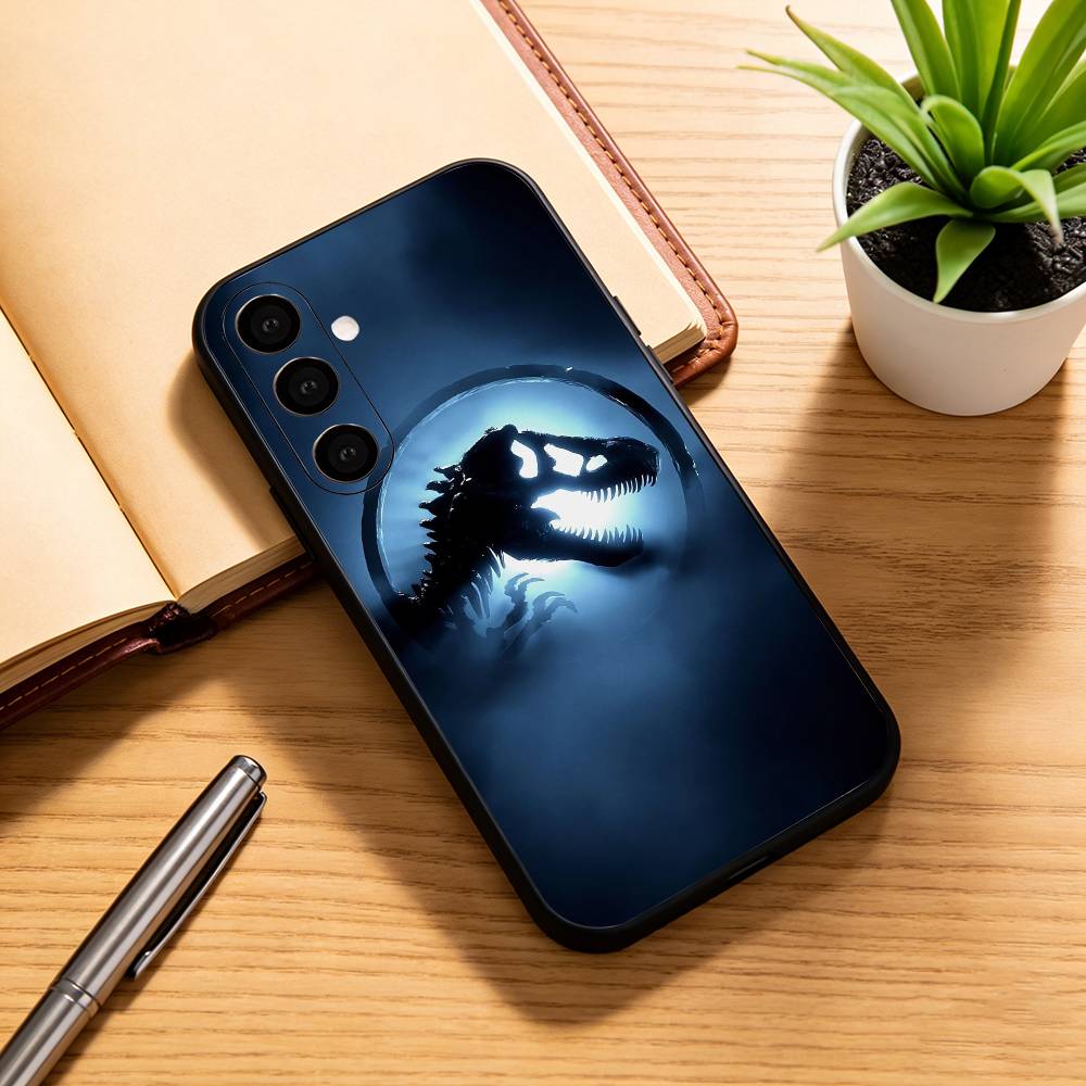 J-Jurassic D-Dinosaur World  Phone Case For Samsung Galaxy A73,A72,A71,A70,A53,A52,A51,Others Soft Black Cover
