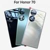 New Rear Battery Cover Housing Door For Honor 70 Back Cover Chassis Camera Lens + Adhesive Smartphone Repair Parts