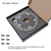 Disc Brake Road Mountain Bike Ultra Light Carbon Fiber Brake Disc Six Nail Middle Lock Disc 140mm/160mm