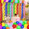 30/60/120pcs 31.5" Colorful Long Spiral Balloon Birthday Party Room Decoration Props Color Artistic Balloon Festival JXB