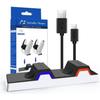 Station de Recharge Rapide 2 Ports Type C pour Manette PS5 - Phonillico®