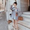Small Korean Style Loose Windbreaker Women's Short Spring and Autumn New Age-reducing Versatile Waist-cinching Temperament Jacket