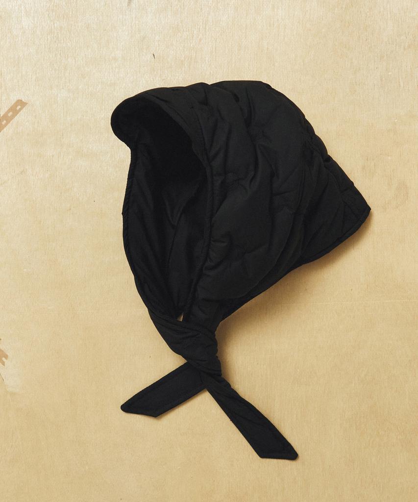 MAIS Padded Dot Headscarf / Black