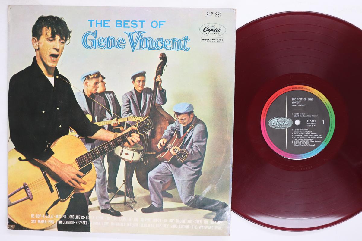LP Record GENE VINCENT  Best Of Gene Vincent 2LP221 CAPITOL 1963 Japan Rock Used