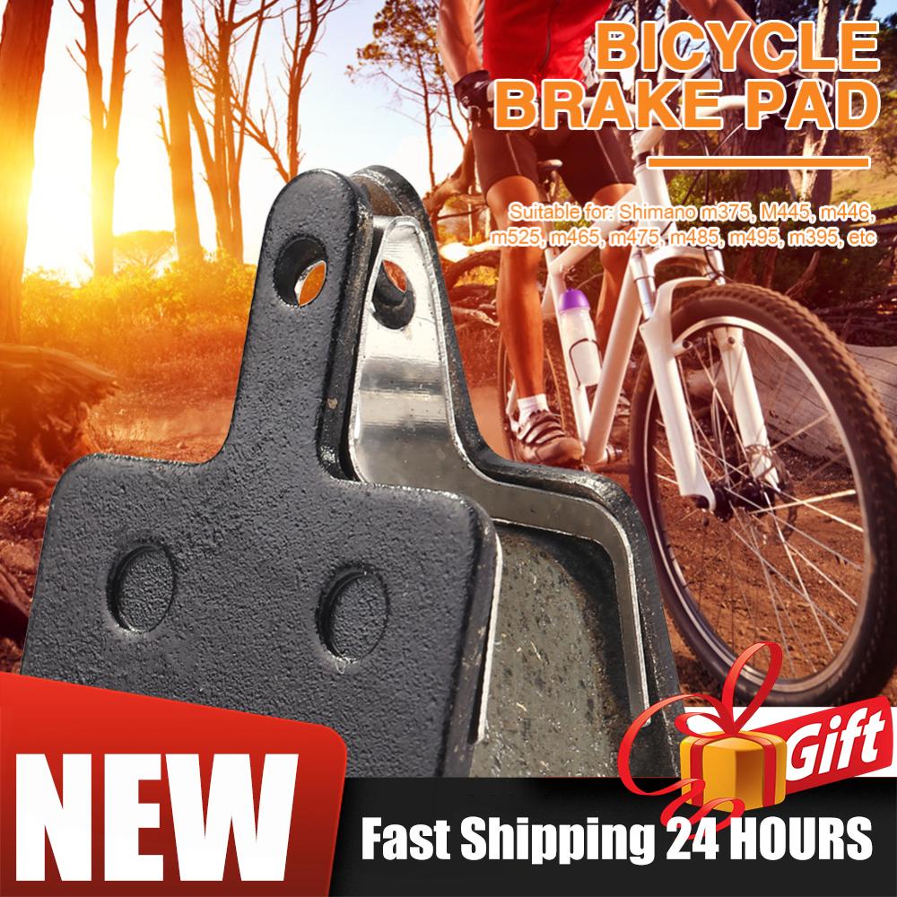 1-8 STKS MTB Mountainbike Schijfremblokken voor Shimano M375 M445 M446 Hars Semi-Metalen Fietsremblok Remonderdelen