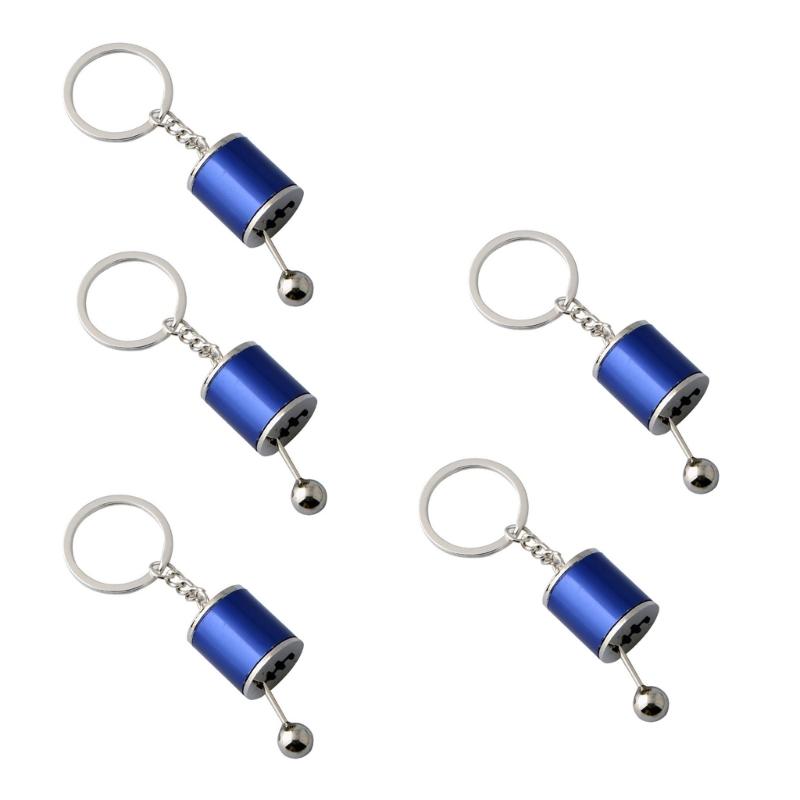 Stylish Alloy Shifts Keychain For Car Enthusiasts Universal Gear Keyring Accessory Lightweight Travel Essential