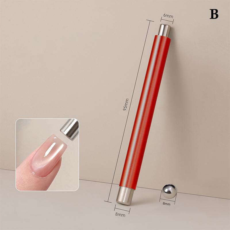 Strong Magnetic Long Double Head Nail Magnet Sticks Tool Magnetic Cat Eye Gel Polish Nail Art Pens For DIY Salon Studio Or Home