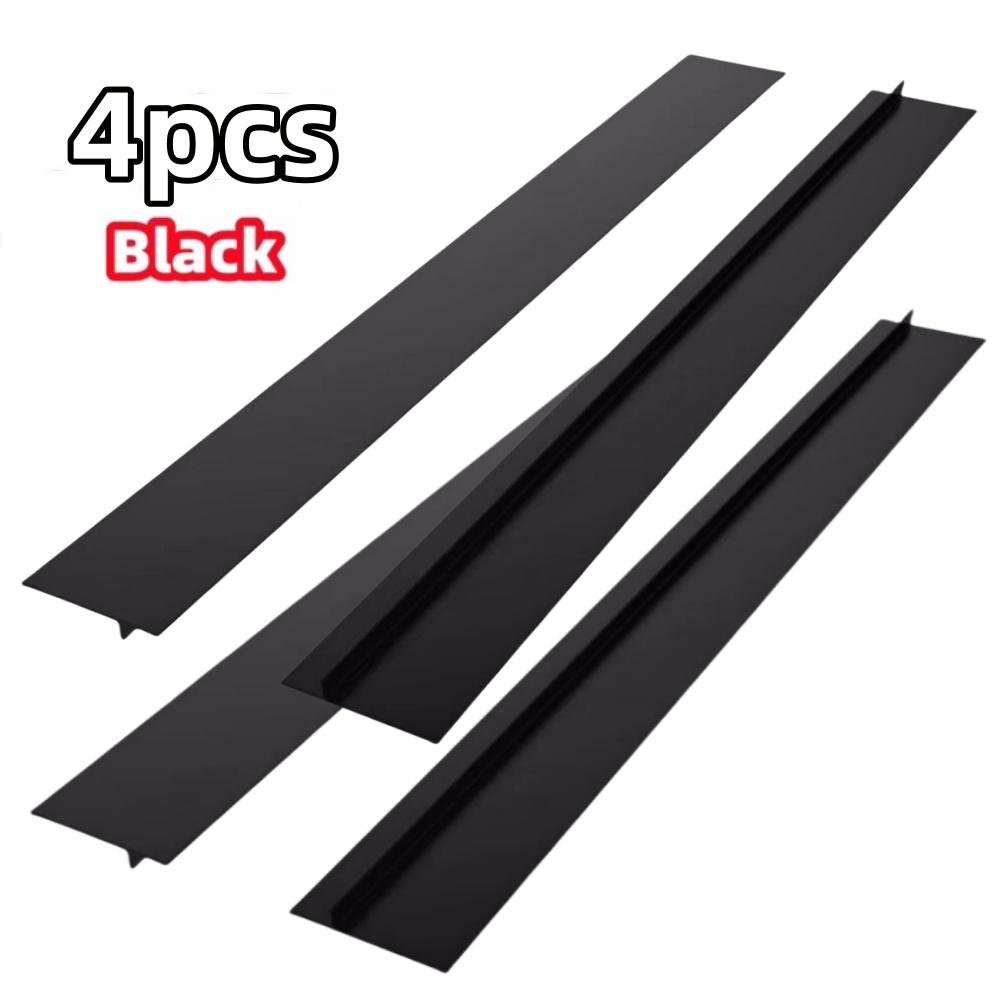 2pcs Silicone Gap Sealing Strip For High Temperatures In The Kitchen Waterproof Anti-fouling Sealing Spaces Durable Soft Covers