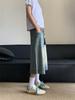 Women Vintage Water Washing Cropped Fashion Jeans Summer New Street Style Thin Denim Shorts Casual Female Knee Length Pants