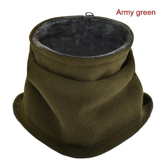 Multifunctional Thermal Mask Winter Cycling Thread Windproof Fleece Scarf Cotton Hat For Motorcycle Skiing Camping Hiking Outdoo
