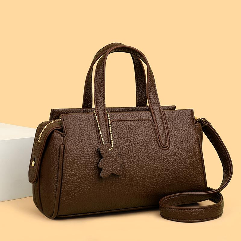 2025 New Versatile Fashion One Shoulder Crossbody Bag Commuter Large Capacity Bag Women's Niche Temperament Women's Handbag