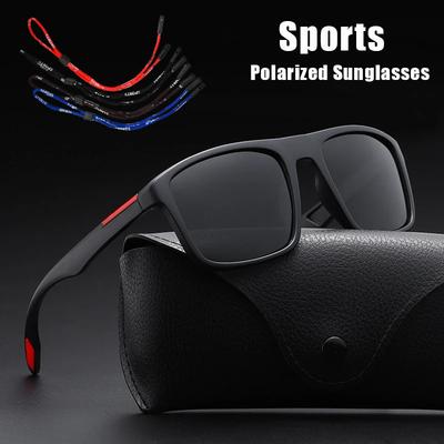 Fashion Men Sunglasses Brand Designer Women Retro Classic Vintage Driving Gradient Male Sun Glasses With Rope