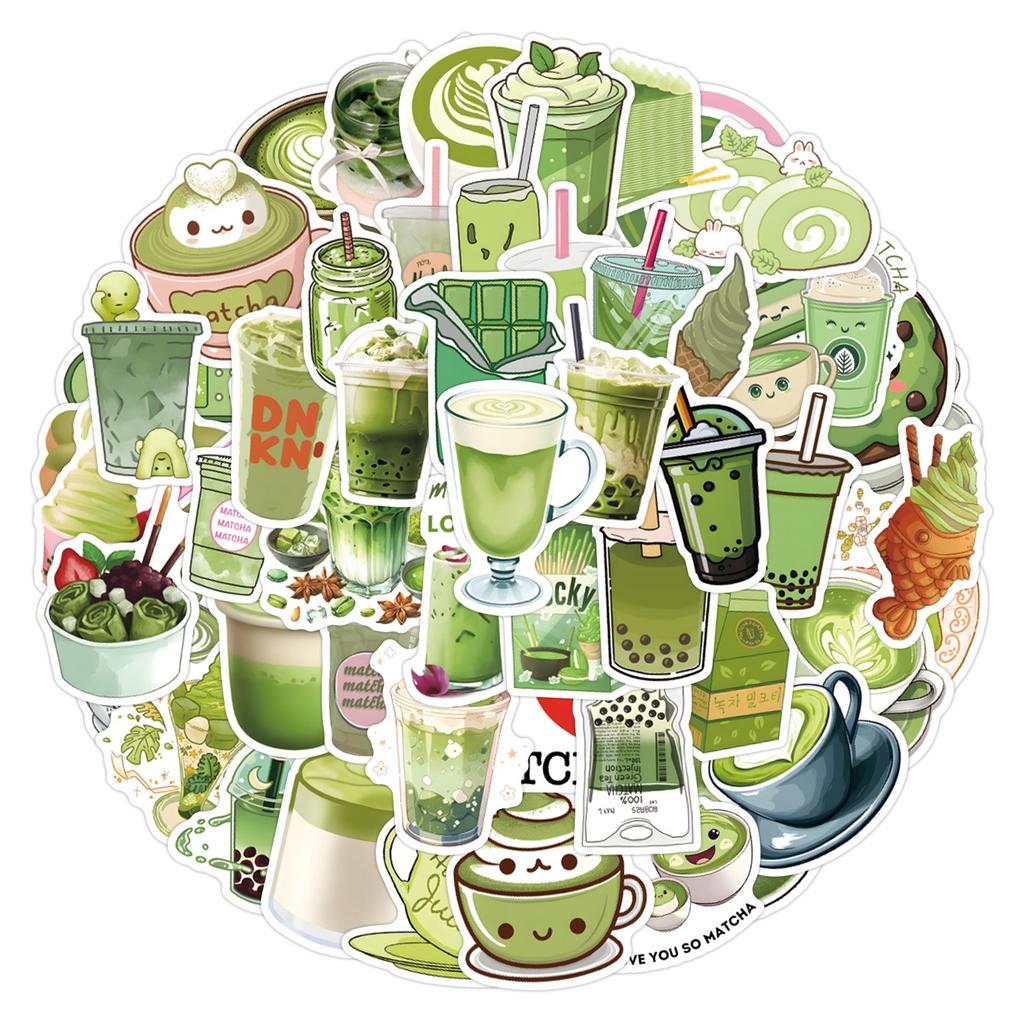 55pcs Suitcase Stickers Waterproof Stickers Scooter Computer Tablet Cartoon Decoration