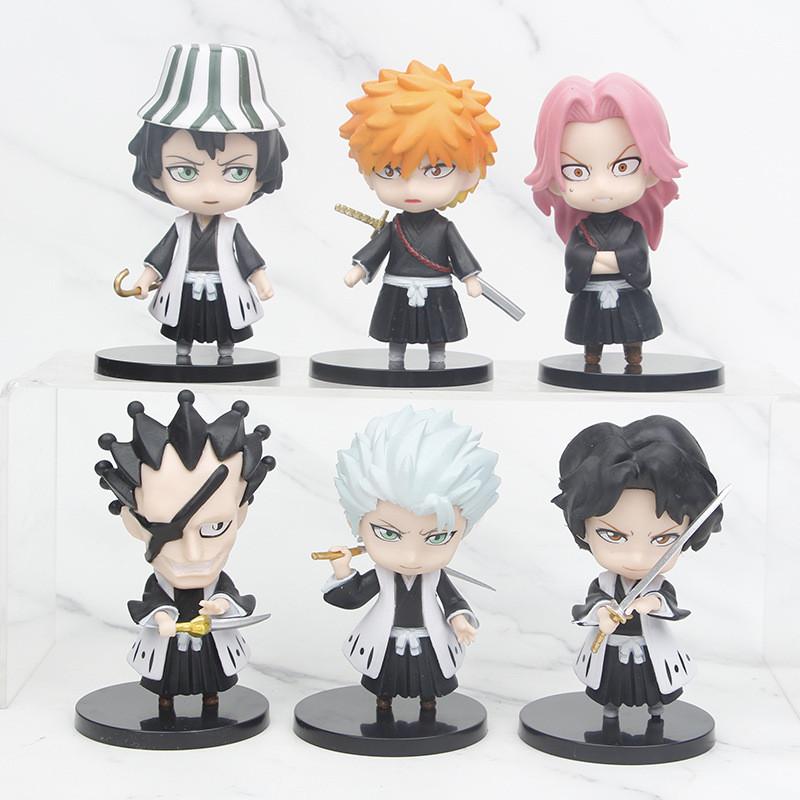 Bleach PVC Anime Figur Ichigo Hitsugaya Auto Kuchen Dekoration Sammlerstück Blind Box