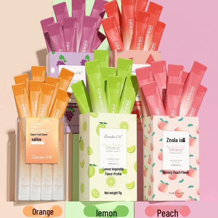 

Newcomer s 0.77 Pack: Fruit-Flavored Mouthwash – Freshens Breath, Protects Teeth & Gums, Portable