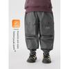 Boys' Fleece-Lined Hiking Pants Winter Cargo Pants 2025 New Autumn and Winter Children's Clothing Kids' Winter Pants