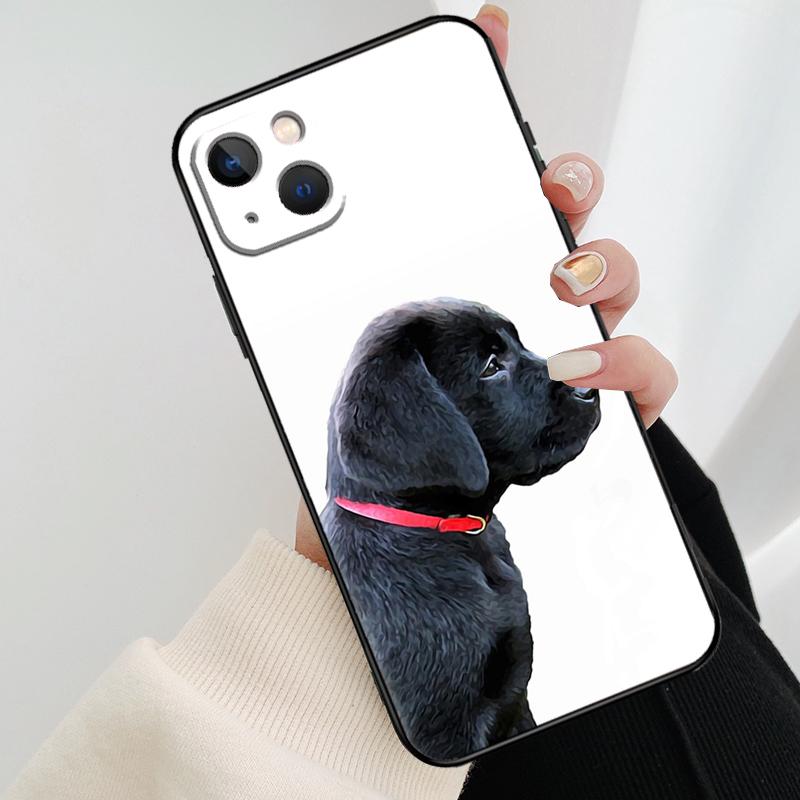 Cartoon Golden Retriever Dog Phone Case For iPhone 17 Pro Max 14 13 12 11 15 16 Pro Max mini 15 16 Plus 16e 17 Air Cover