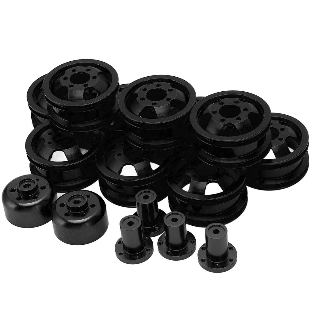Aluminum Alloy Metal Wheel Hub for WPL B24 B36 1/16 6 Military Tracked Vehicle Wheel Rims Hub