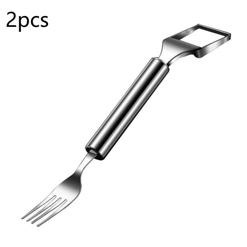 Fruit Slicer Digger Tool Stainless Steel Windmill Design For Watermelon Salad Making