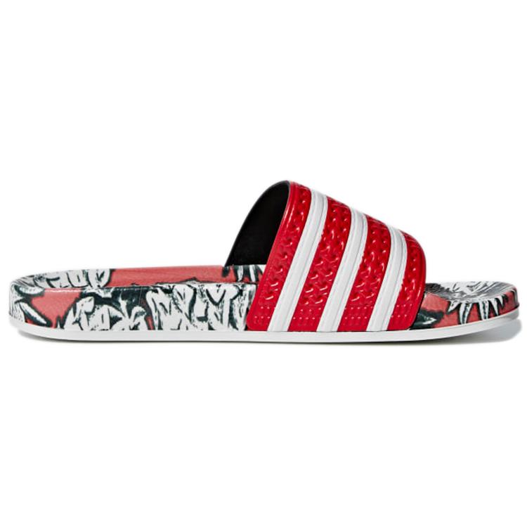 Adidas Adilette Slides 'Scarlet' Women's D96683