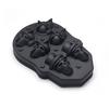 Lebka Tácky na ledové kostky Silikonová 3D DIY forma pro domácí kuchyni Černá měkká