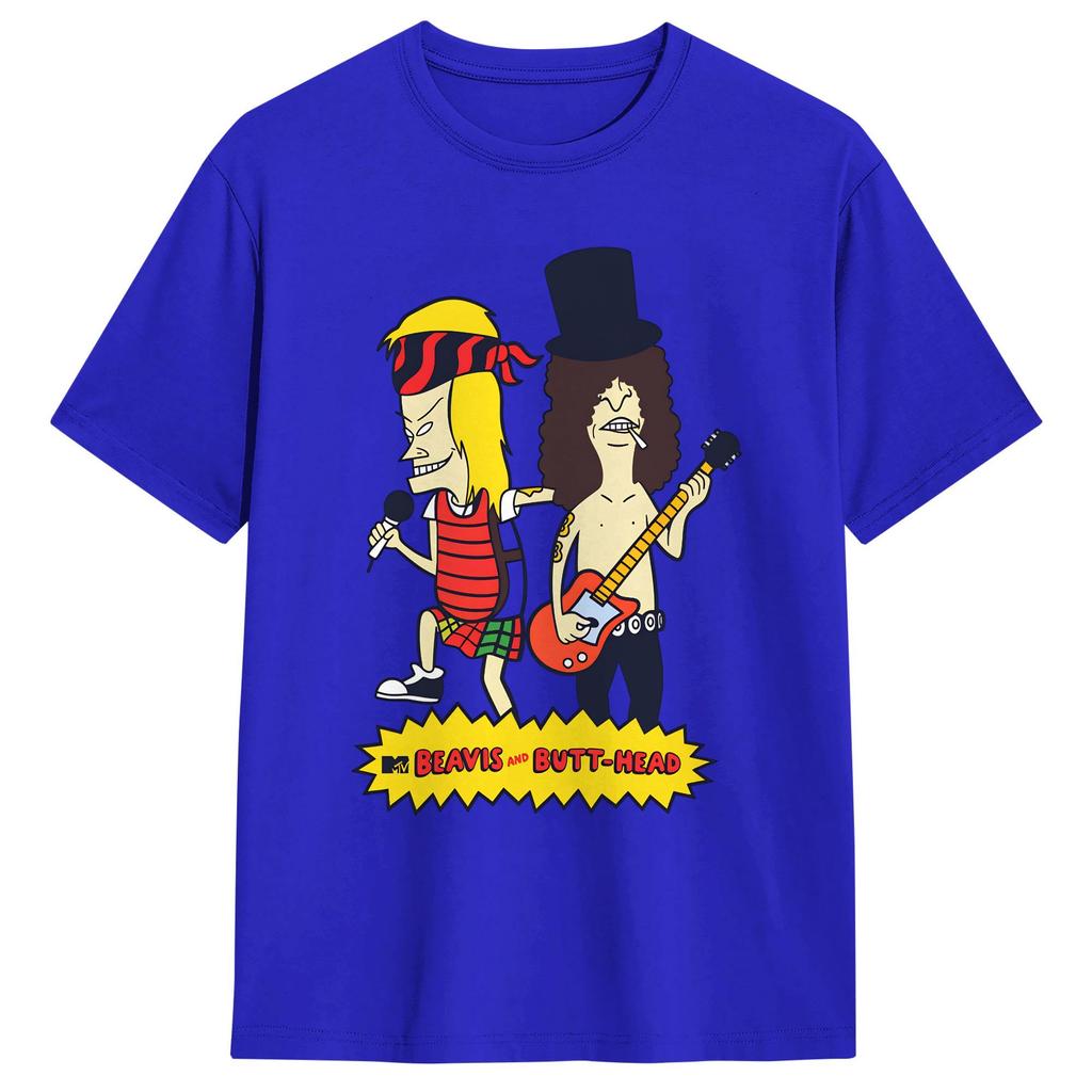 T-shirt Beavis and ButtHead Estiva Cotone T-shirt Per Adulto Harajuku Casual Maglietta Manica Corta Stile Street Top Magliette