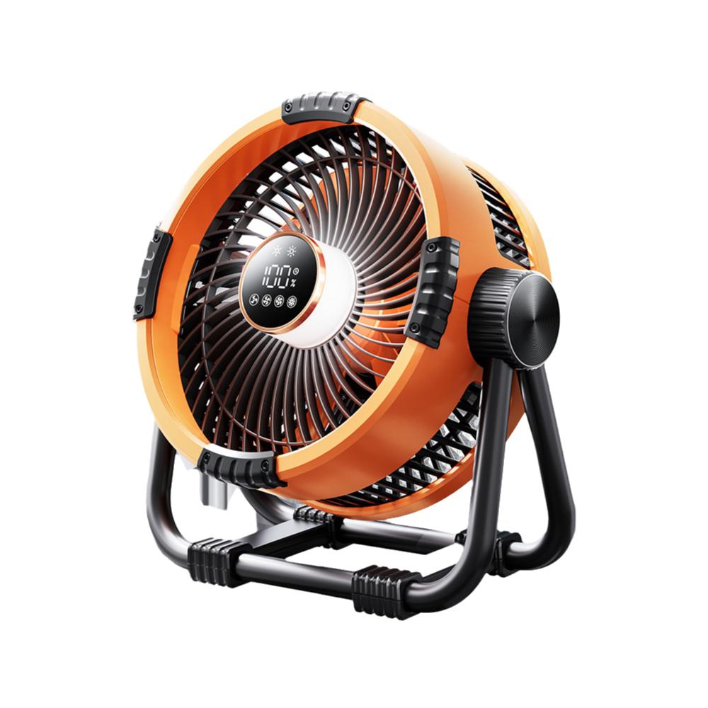 New 6 in 1 Outdoor Camping Fan 20000mAh Rechargeable Portable Wireless Tent Ceiling Fan 4 Speed Adjustment with Hook & LED Light