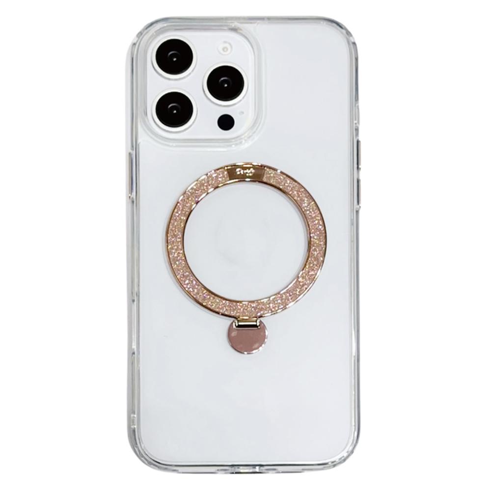 For iPhone 16 Pro Max Case Compatible with MagSafe TPU + PC Kickstand Clear Phone Cover