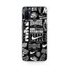 Case Oppo A32 Nike Air Logo Download Nike Graffiti Black and White Maniacase