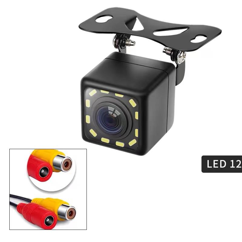 JISUID Car Rear View Camera 12 LED Night Vision Reversing Auto Parking Monitor CCD Waterproof HD Video