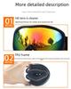 HD Double-Layer Anti-Fog Ski Goggles with Myopia Support – Breathable & Windproof Eye Protection Gear