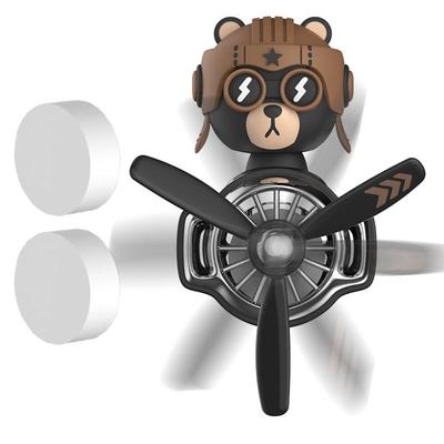 Flugzeug Auto Lufterfrischer Flugzeugform Lufterfrischer Lüftungsschlitzklammer Autoduft Geruchsbeseitigung Rotierender Ventilator Fahrzeuginnenraum Ornament