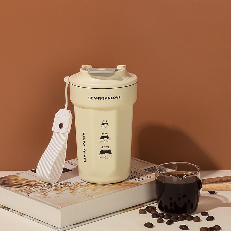 

BEANBEANLOVE 316 Stainless Steel Panda Insulated Coffee Mug