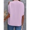 IHUASU Women's Summer V-neck Fashion Sleeved Women's Top
