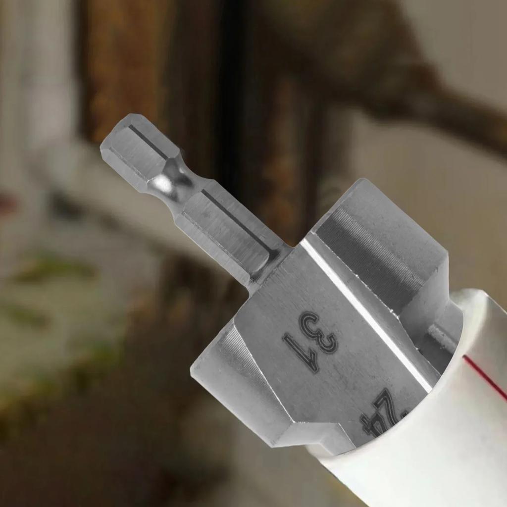 3pcs PPR Lifting Stepped Drill Bit Hexagon Shank Water Pipe Connection Tool 20/25/32mm Water Pipe Expansion Drill Punch Plumber