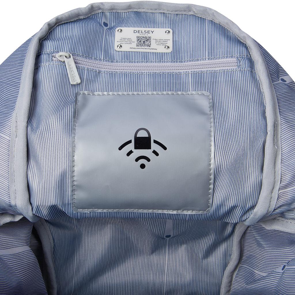 Backpack SECURBAN BLUE PRINTED [DELSEY PARIS] [DELSEY PARIS]