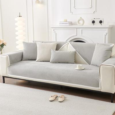 Nordic Style Solid Color Anti-Scratching Waterproof Sofa Cushion Four Seasons Corn Universal Sofa Slipcover Non-Slip Cover Towel Cushion