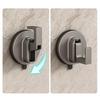 Suction Cup Hooks No Drill Hanger Non-Damaging Suction Cup Hooks with 15lbs Capacity for Coat Closet Kitchen Cabinet Wall Door