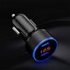 3.1A Dual Usb 2 Ports Lcd Display 12-24V Socket Car Charger