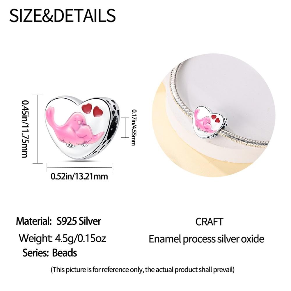 Charms Original Kupferbeschichtet Muttertags-Serie Schutzperlen Passend für Armband DIY Geschenk Damen Zarter Schmuck