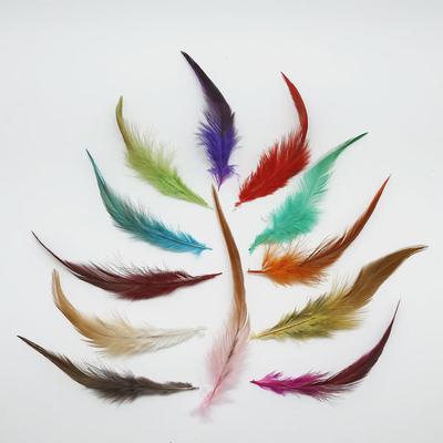 100 DIY Handmade Temperament Long Feather Earrings Accessories - Chicken Feather Materials