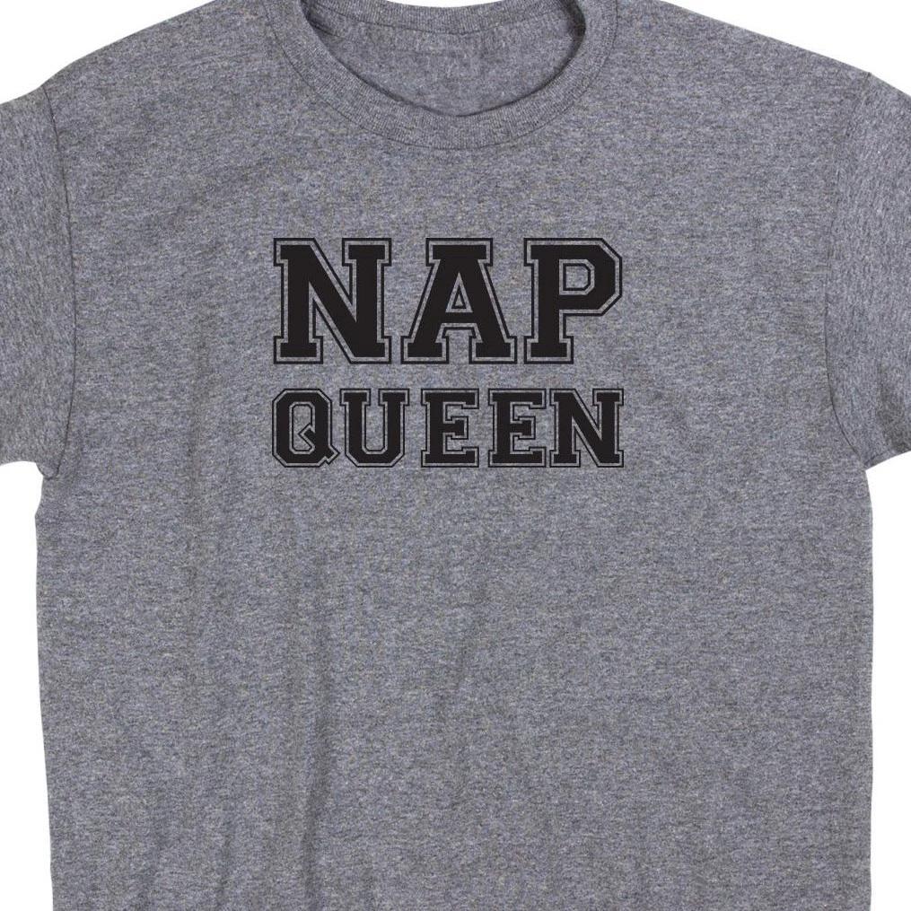 Nap Queen T Shirt Custom Geek Cute Funny Meme Pajamas Women s Clothing Meme 3XL