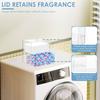 Dryer Sheet Holder Acrylic Dryer Sheet Dispenser Clear Laundry Room Organizer with Laundry Room Labels for Dryer Sheets Laundry